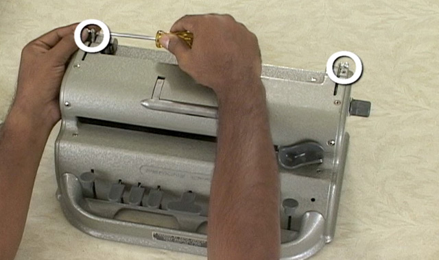 Perkins Brailler Repair - Disassemble video