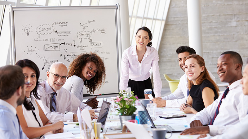 Corporate video image